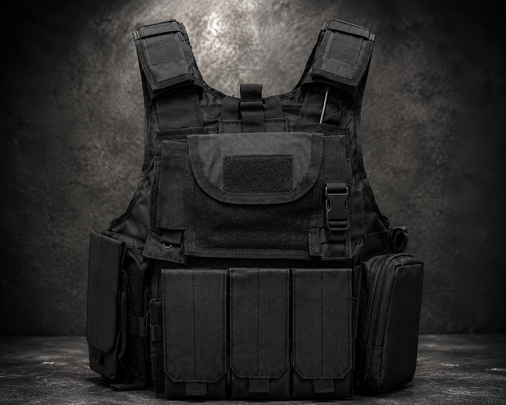 Elite Tactical Security Vest – Black