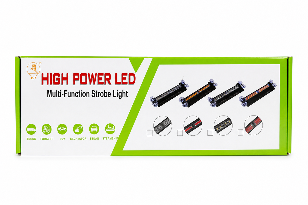 High Power LED Multi-Function Vehicle Strobe Warning Light Bar