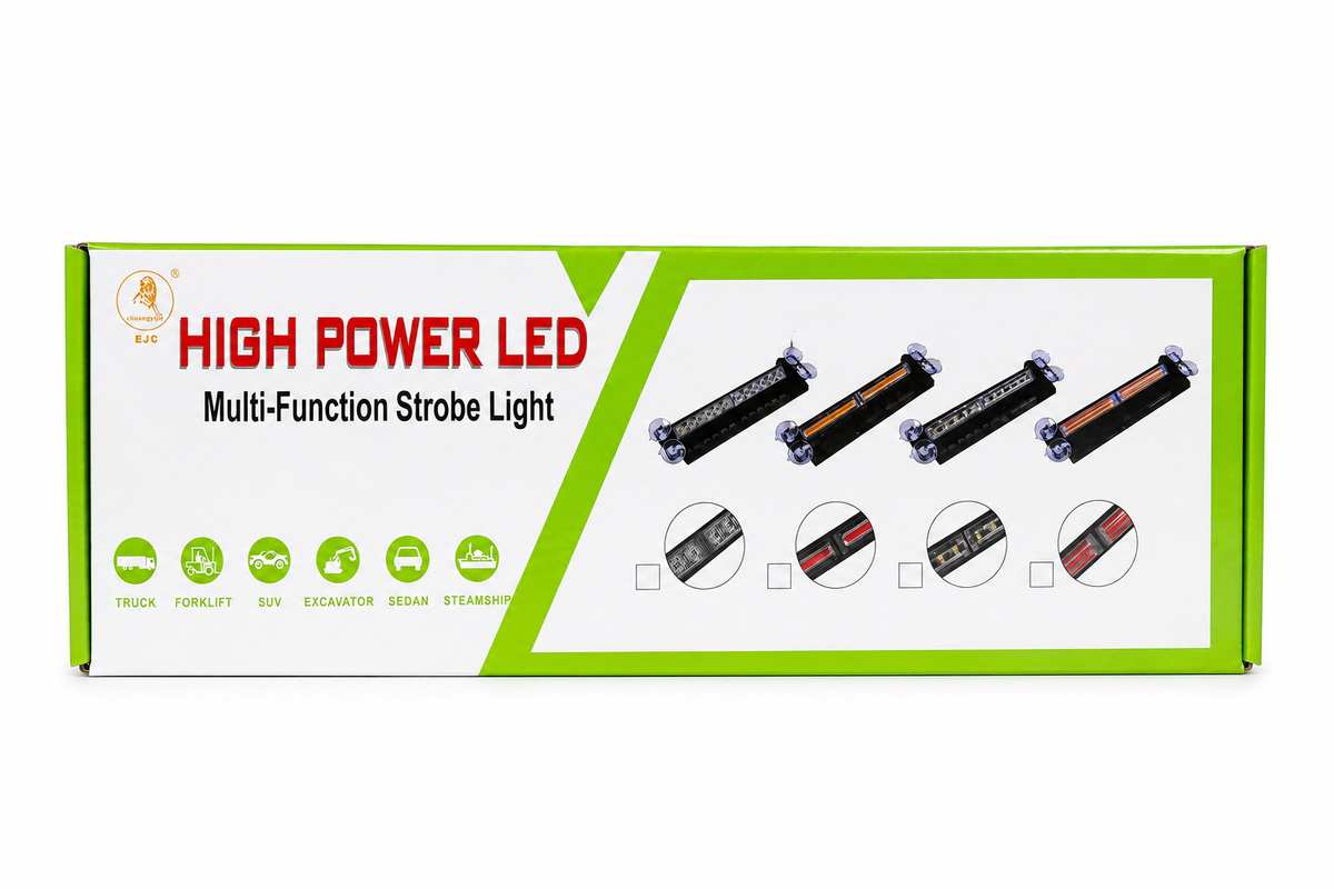High Power LED Multi-Function Vehicle Strobe Warning Light Bar