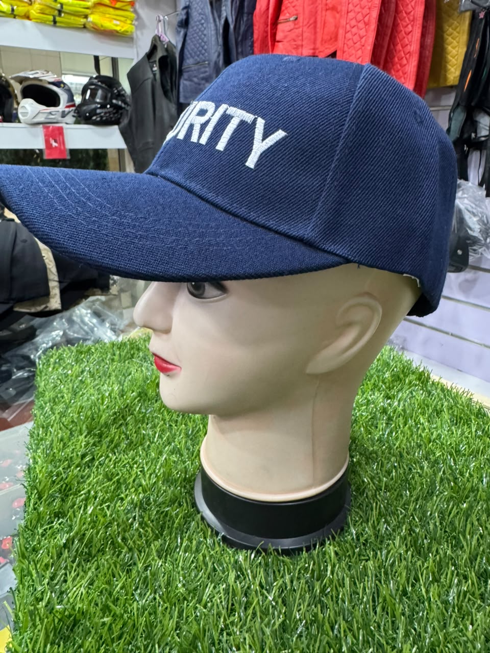 Professional Security Embroidered Adjustable Cap – Navy Blue