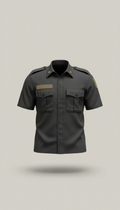 Security Uniform Shirt With Velcro Closures