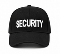 Professional Security Uniform Cap – Black