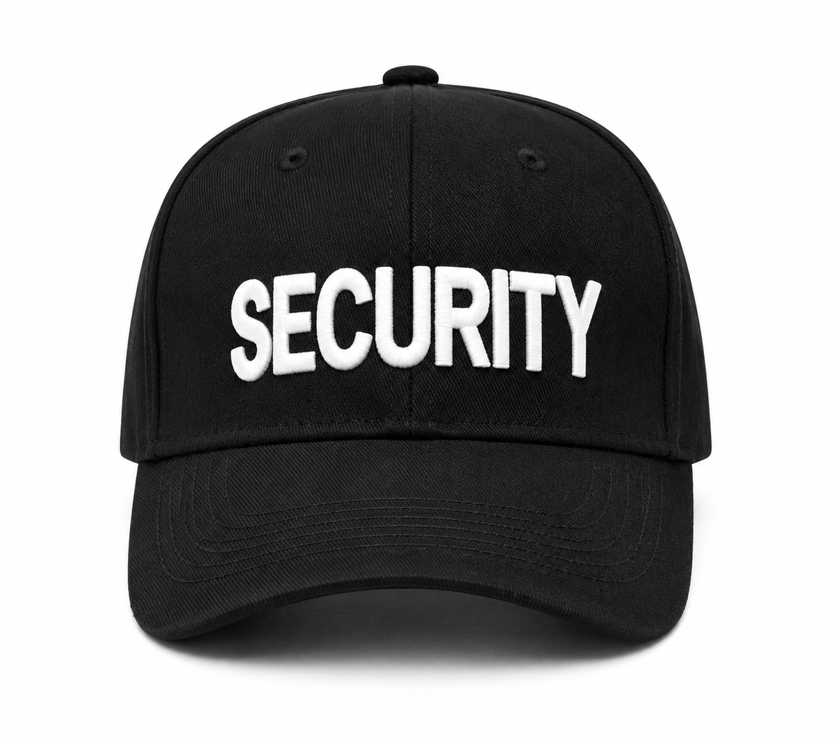 Professional Security Uniform Cap – Black