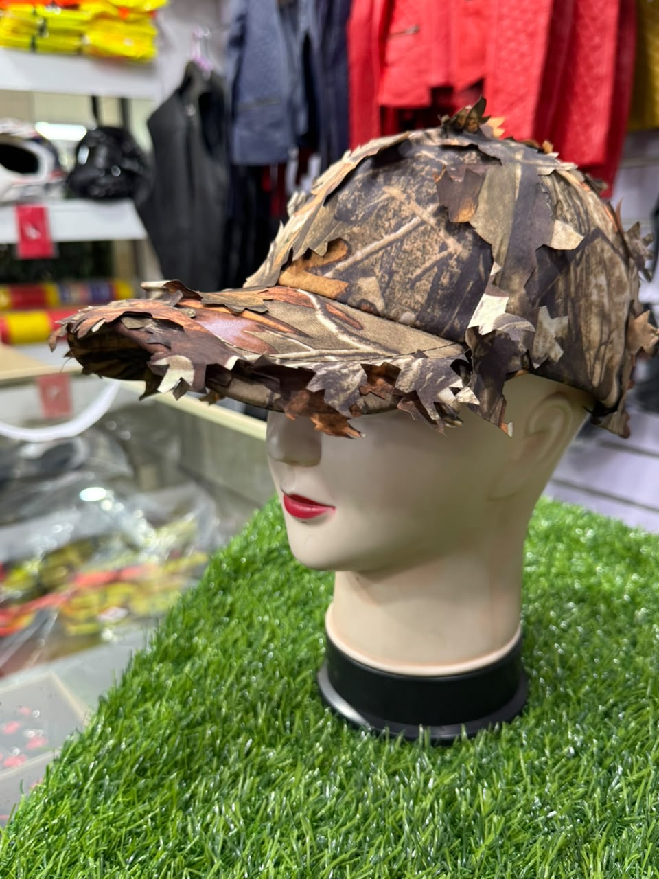 3D Leaf Woodland Camo Hunting Cap