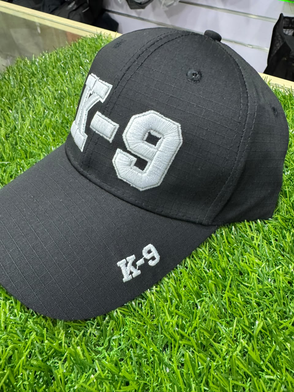 K-9 Tactical Ripstop Adjustable Cap – Black