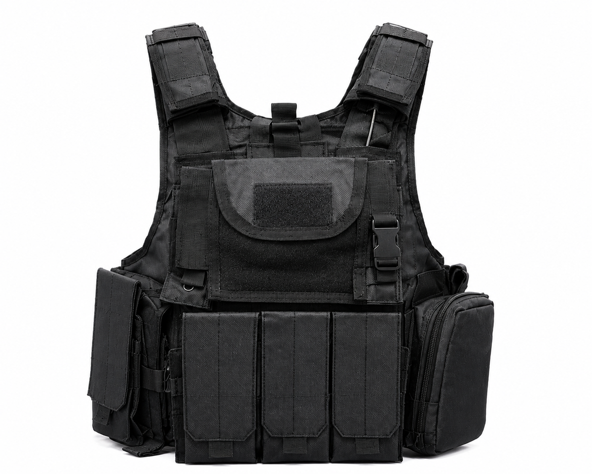 Elite Tactical Security Vest – Black