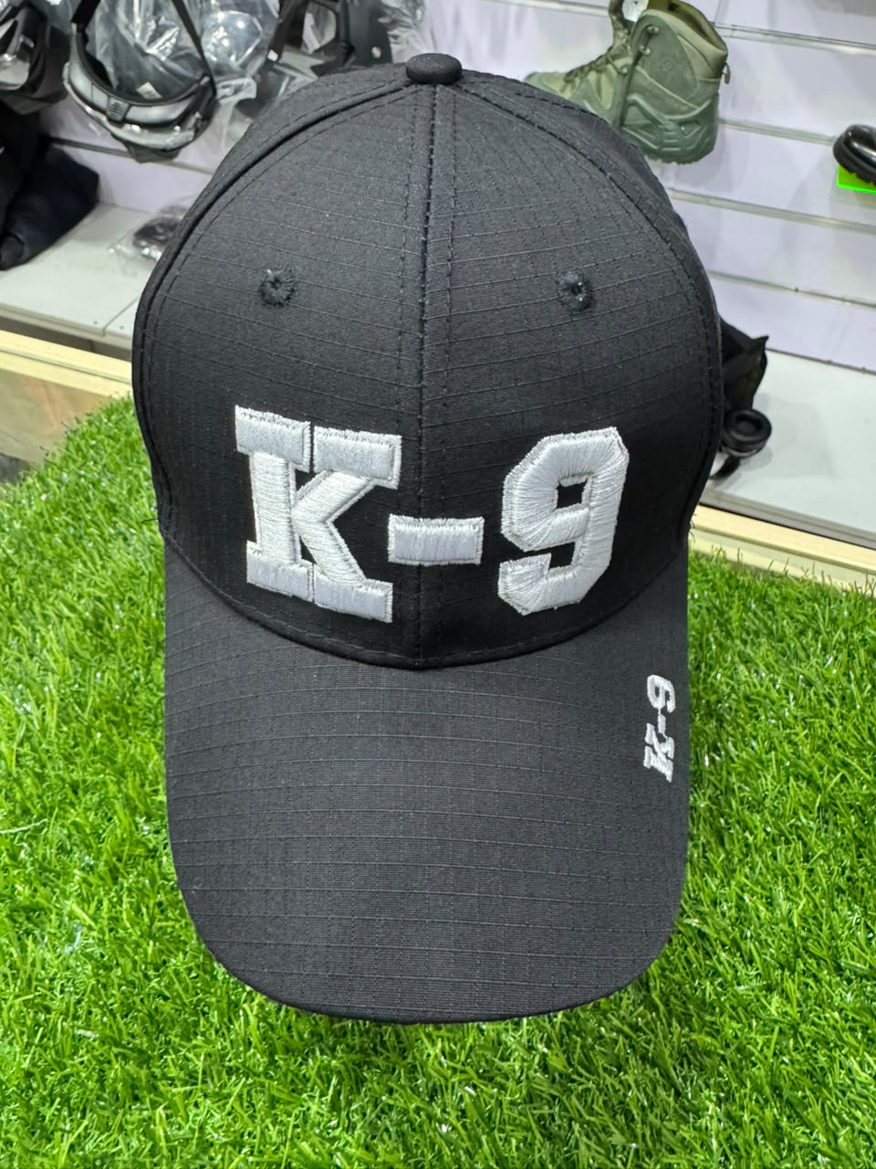 K-9 Tactical Ripstop Adjustable Cap – Black