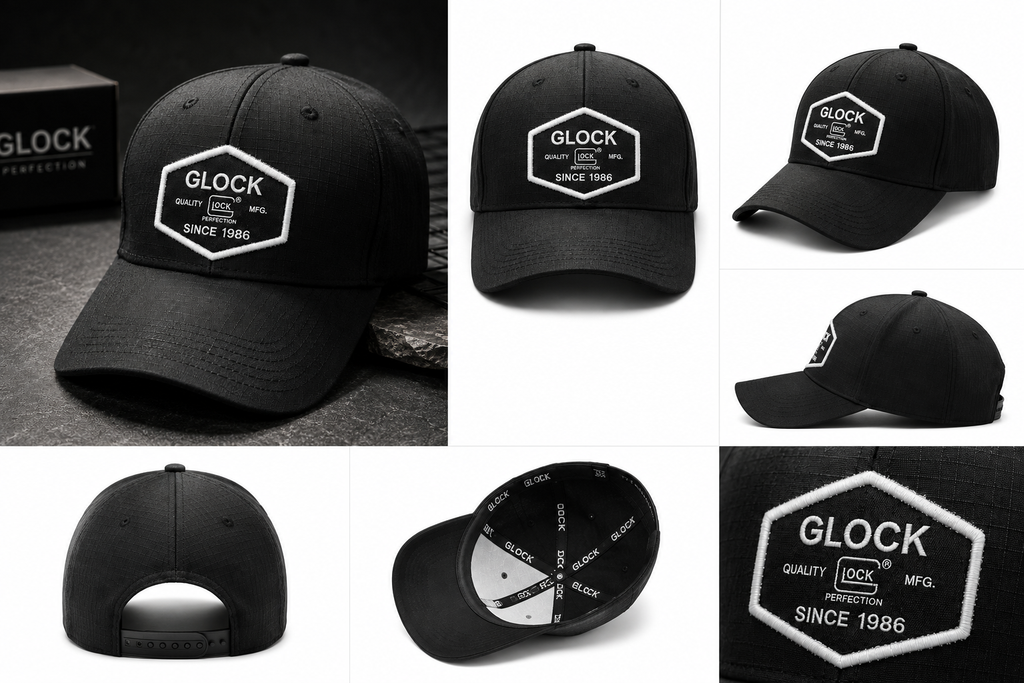 GLOCK Tactical Ripstop Adjustable Cap – Black