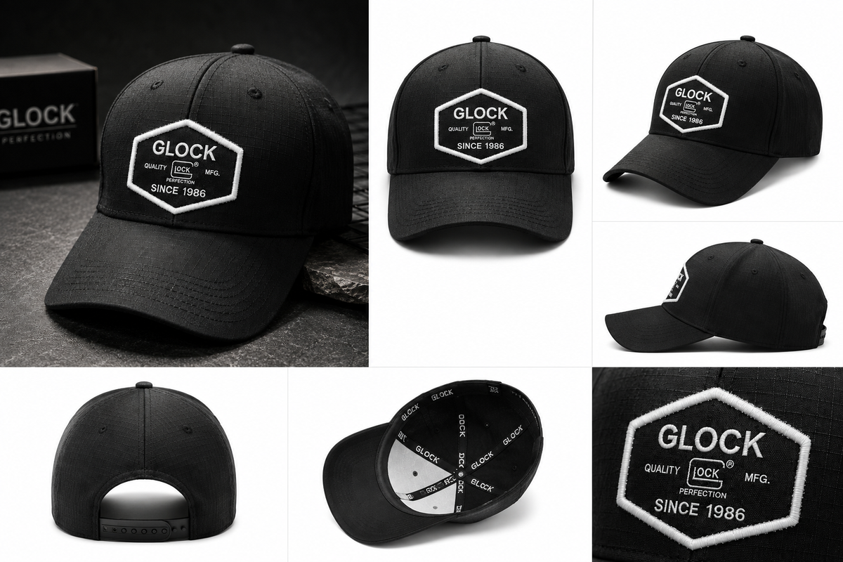 GLOCK Tactical Ripstop Adjustable Cap – Black