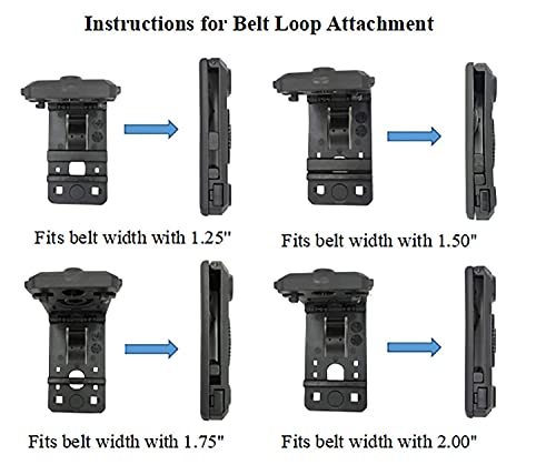 Double Stack Mag Pouch for 9mm/.40 Mags – Universal Magazine Holster with Molle & Belt Clip – OWB Adjustable Magazine Carrier for Glock 17/19, P365, Hellcat Pro Magazine Holder
