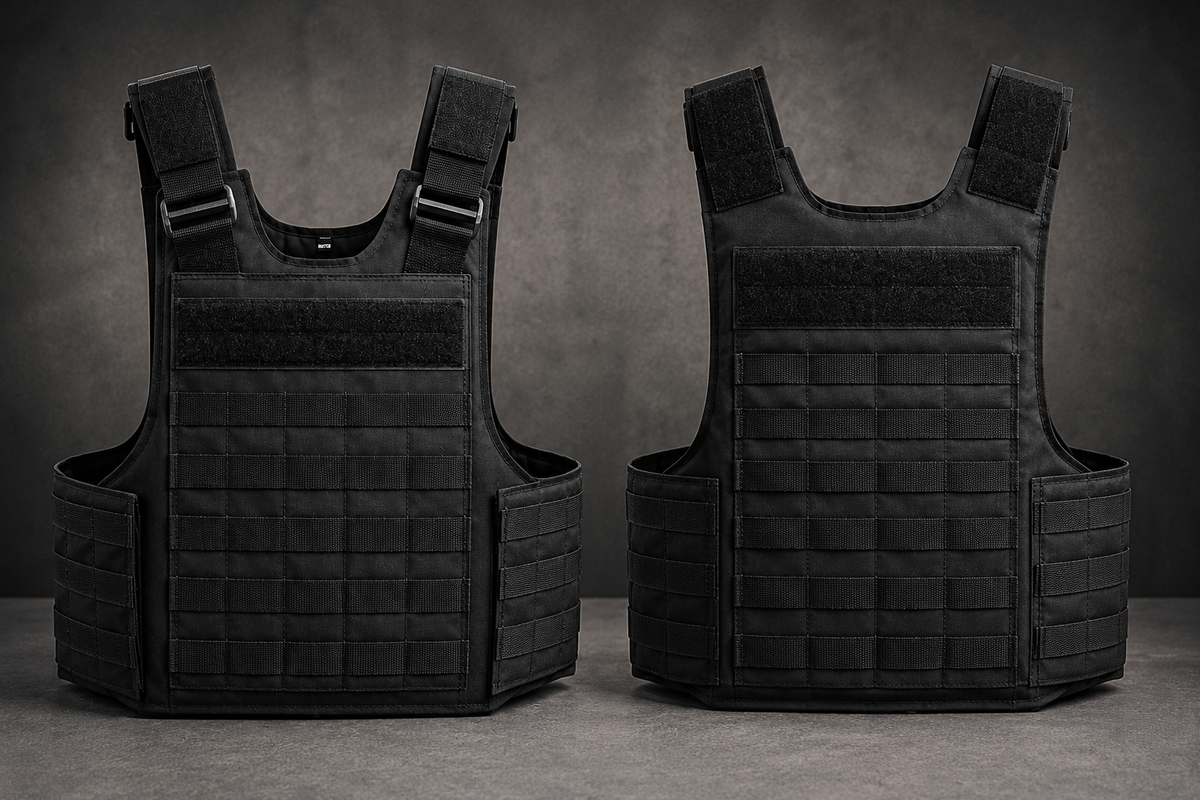 Stealth MOLLE Tactical Vest – Black