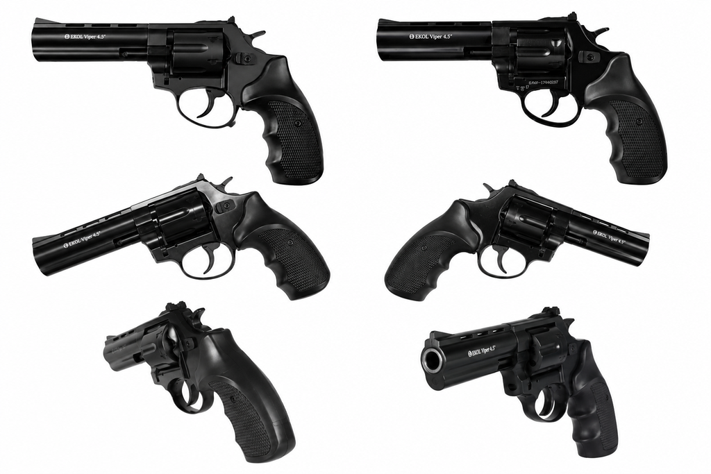 EKOL VIPER 4.5″ 9MM PAK SIGNAL/STARTER GUN - Blank