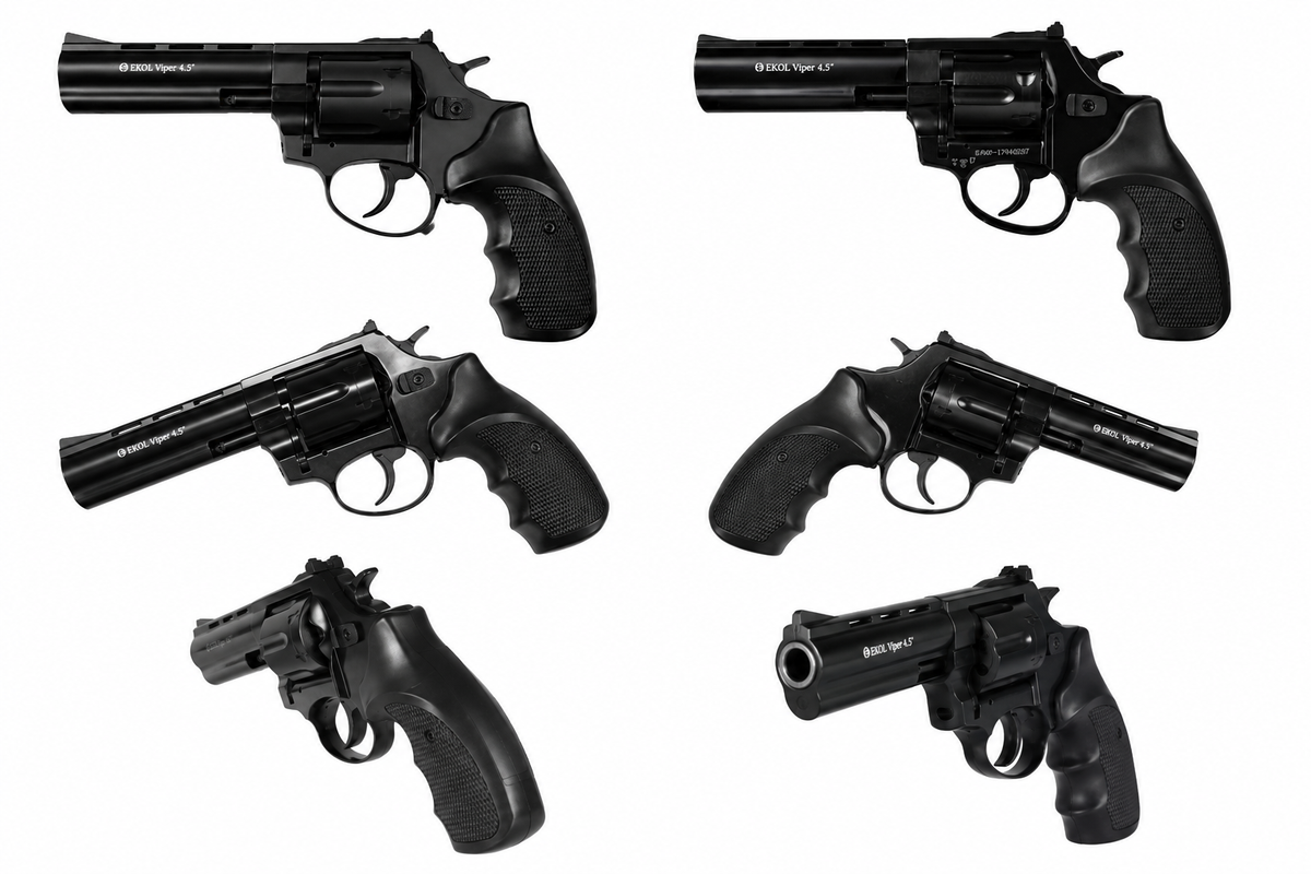 EKOL VIPER 4.5″ 9MM PAK SIGNAL/STARTER GUN - Blank