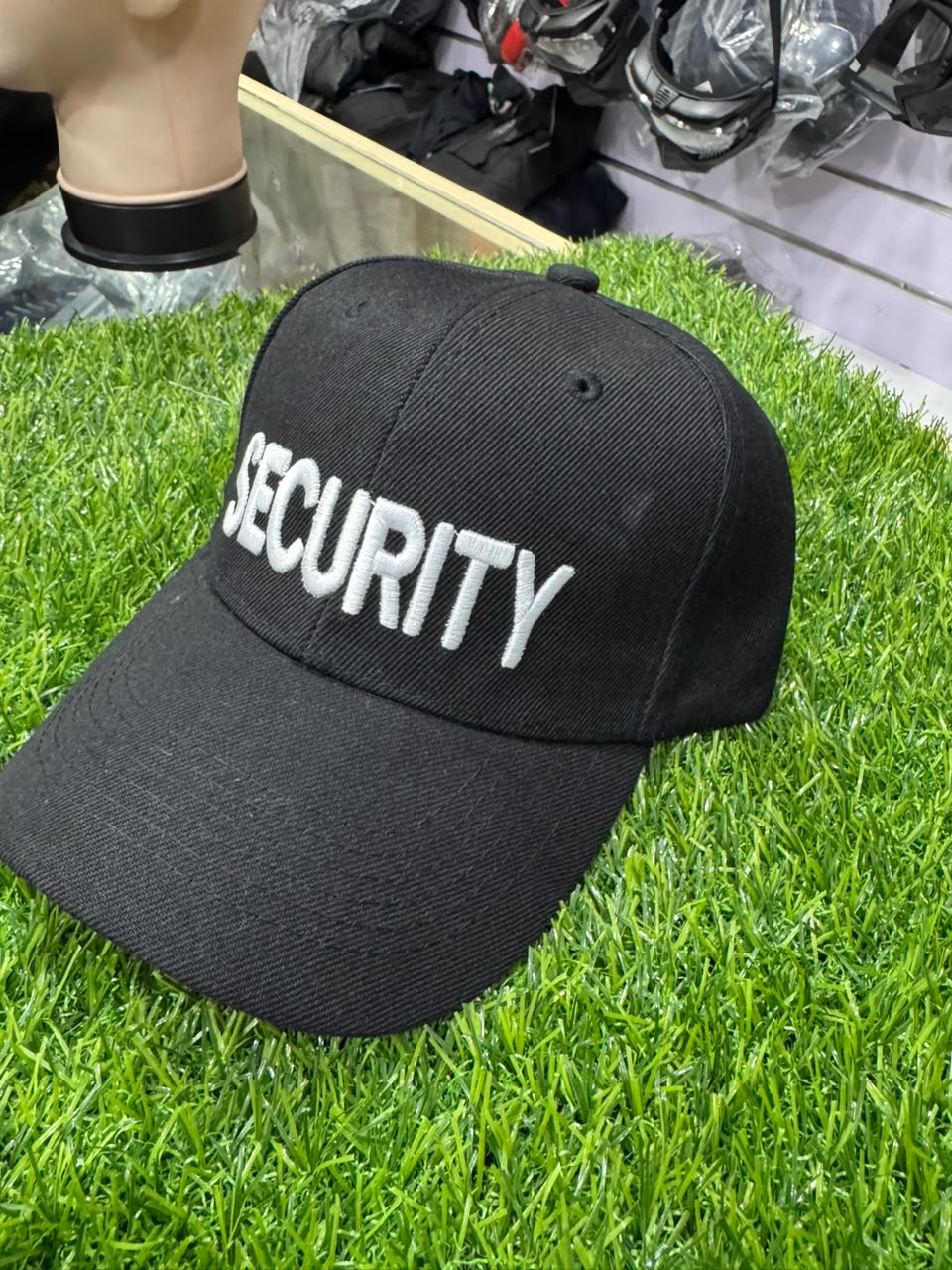 Professional Security Uniform Cap – Black