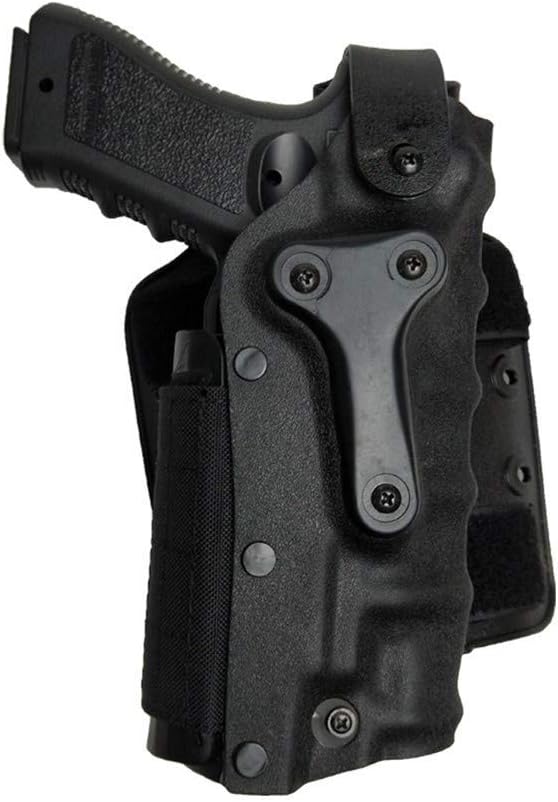 Tactical Drop Leg Holster with Magazine Pouch – Adjustable Thigh Rig