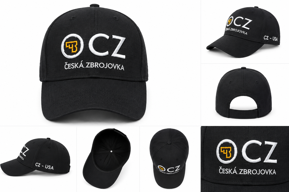 CZ Tactical Ripstop Baseball Cap – Black