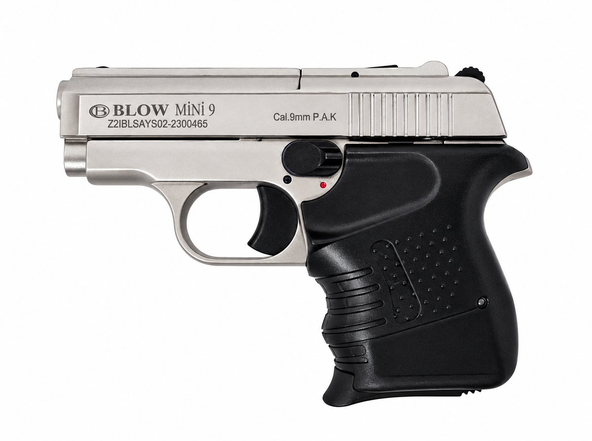 BLOW MINI 9 SHINY CHROME - Blank Gun