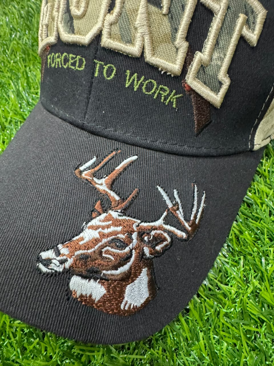 Born to Hunt Camo Hunting Adjustable Cap