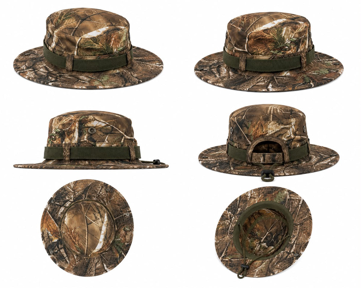 Woodland Camo Tactical Boonie Hat