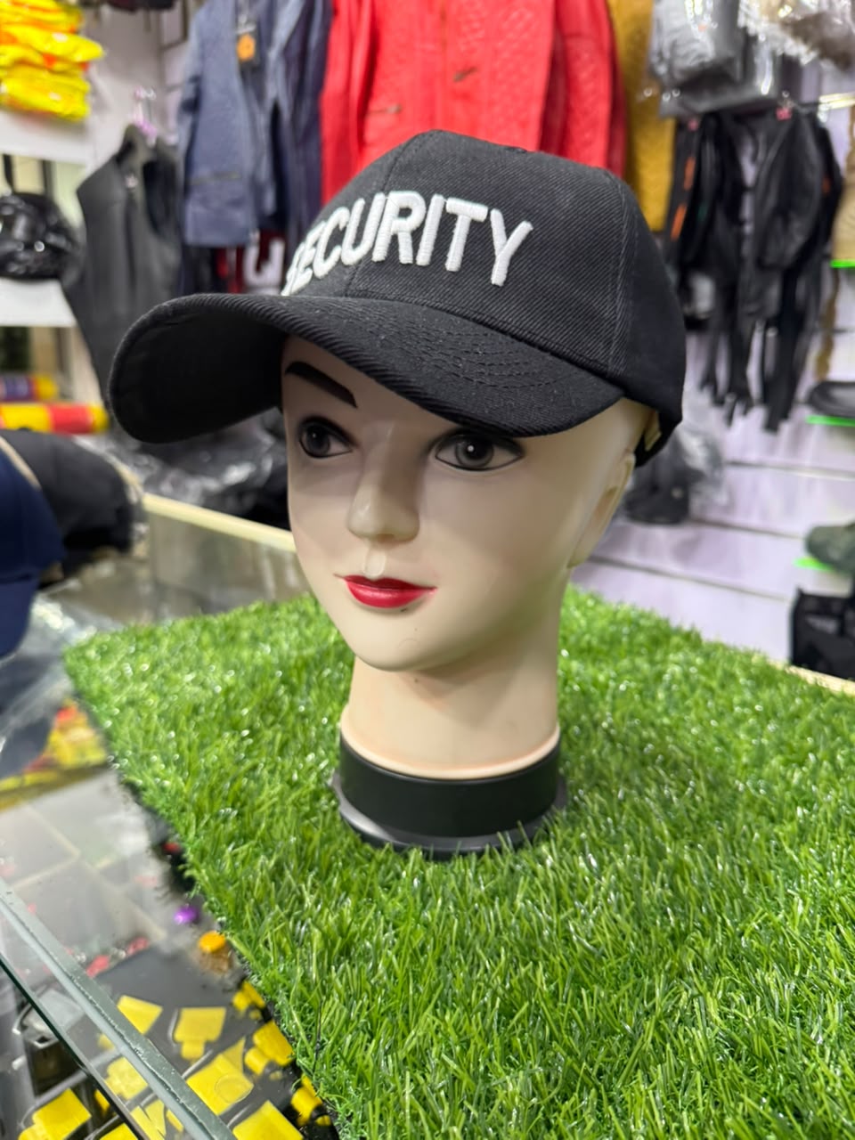 Professional Security Uniform Cap – Black