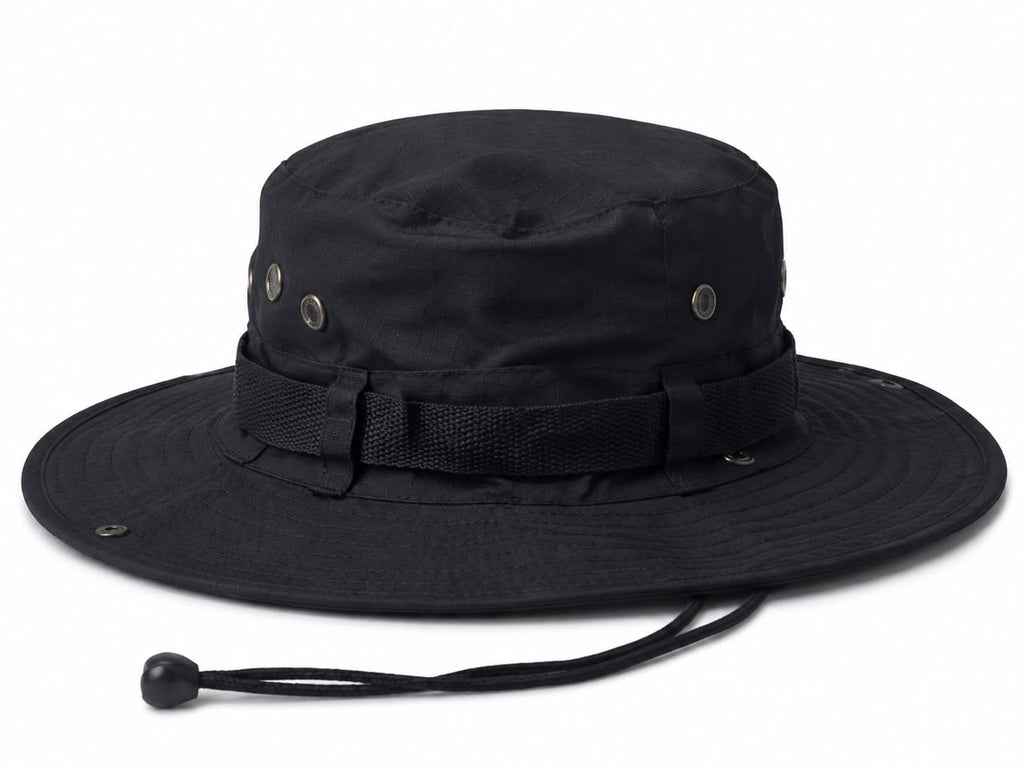Black Tactical Boonie Hat