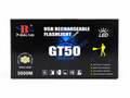 USB rechargeable flashlight GT50