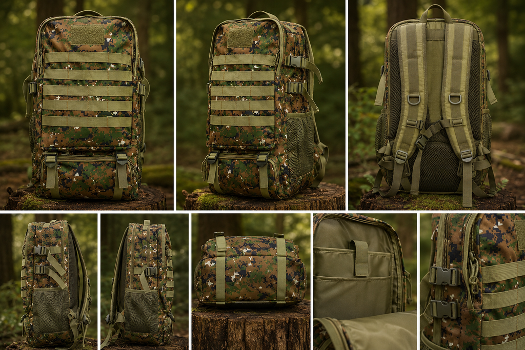 Woodland Tactical Adventure Backpack