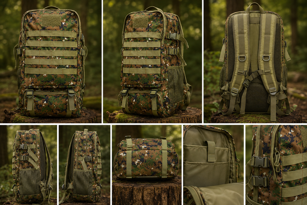 Woodland Tactical Adventure Backpack