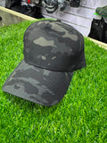Stealth Black Multicam Tactical Ripstop Cap