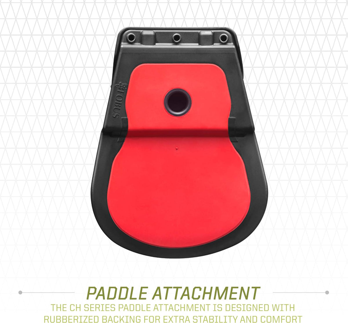Fobus GLCH Concealed Carry OWB Holster for Glock 17, 19, 22, 23, 31, 32, 34, 35, 45, Active Retention, Right Handed