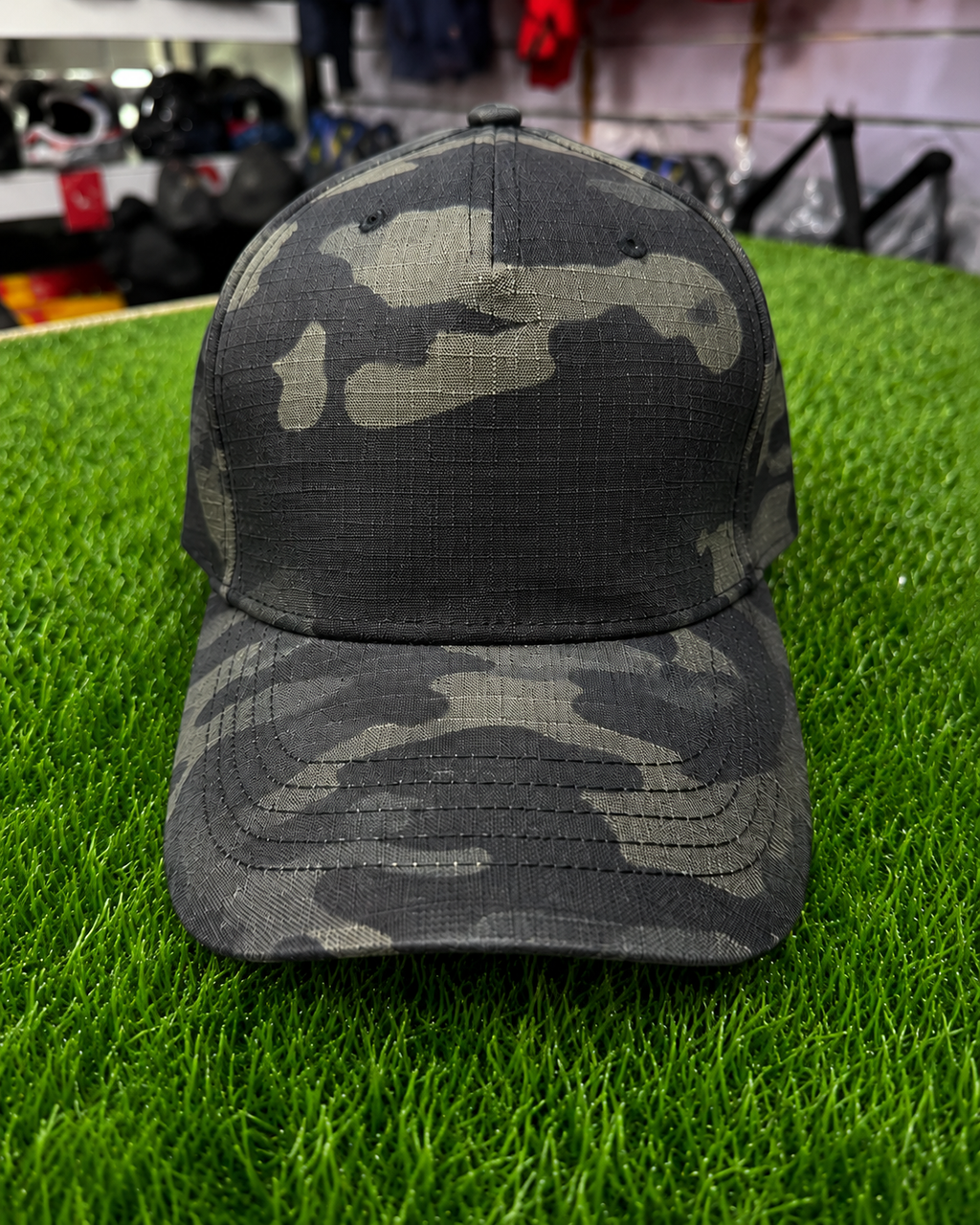 Stealth Black Multicam Tactical Ripstop Cap