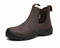 Pioneer Chelsea Safety Boots – Brown