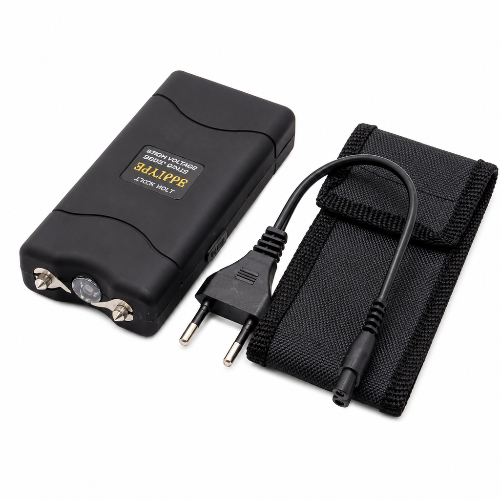 Pocket Size Self-Defence Stun Gun - Black