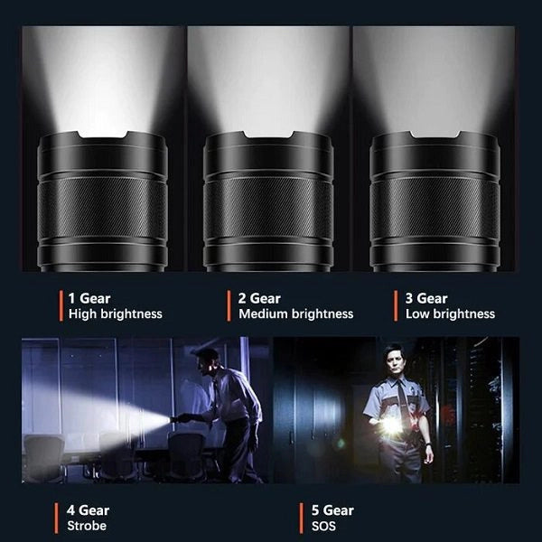 USB rechargeable flashlight GT50