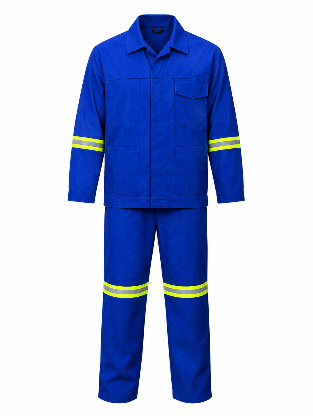Hi-Vis Blue Workwear Uniform Set