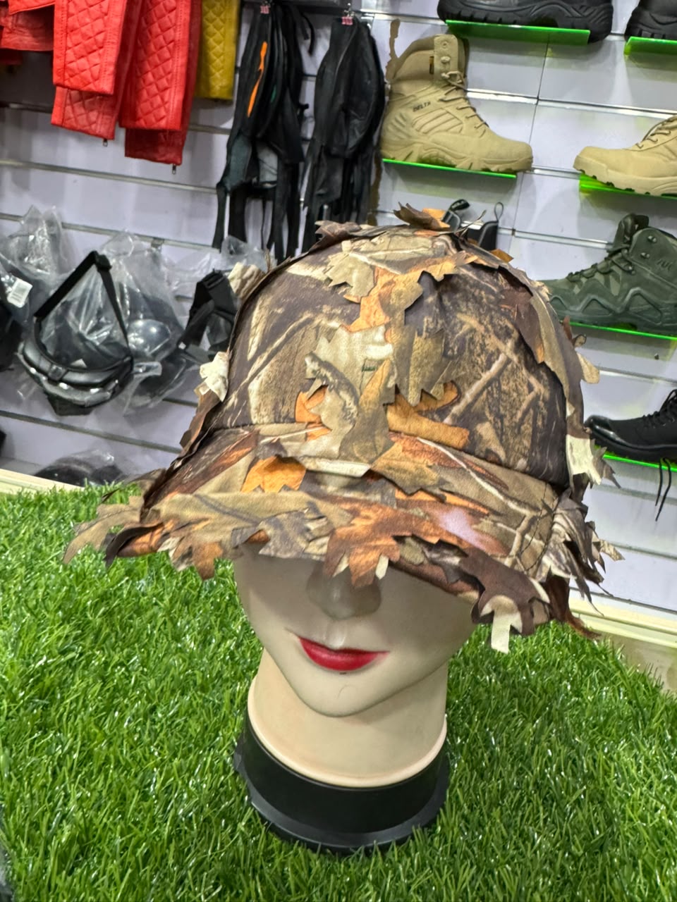 3D Leaf Woodland Camo Hunting Cap