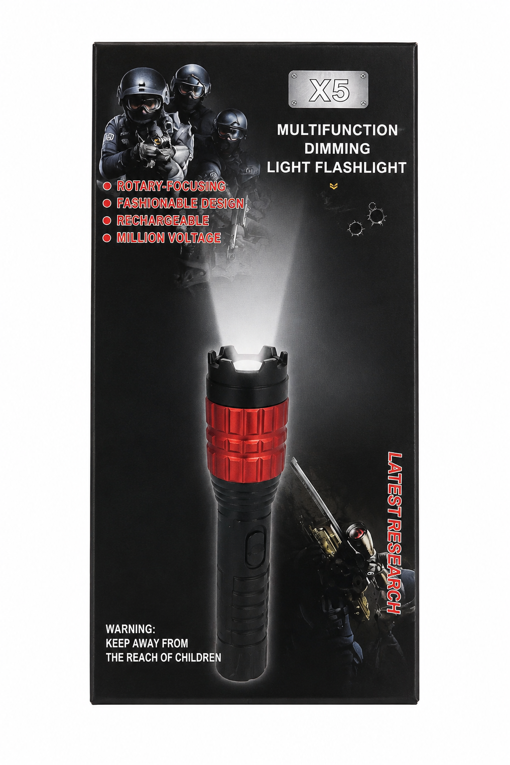 Multifunction Charging light and Tazer