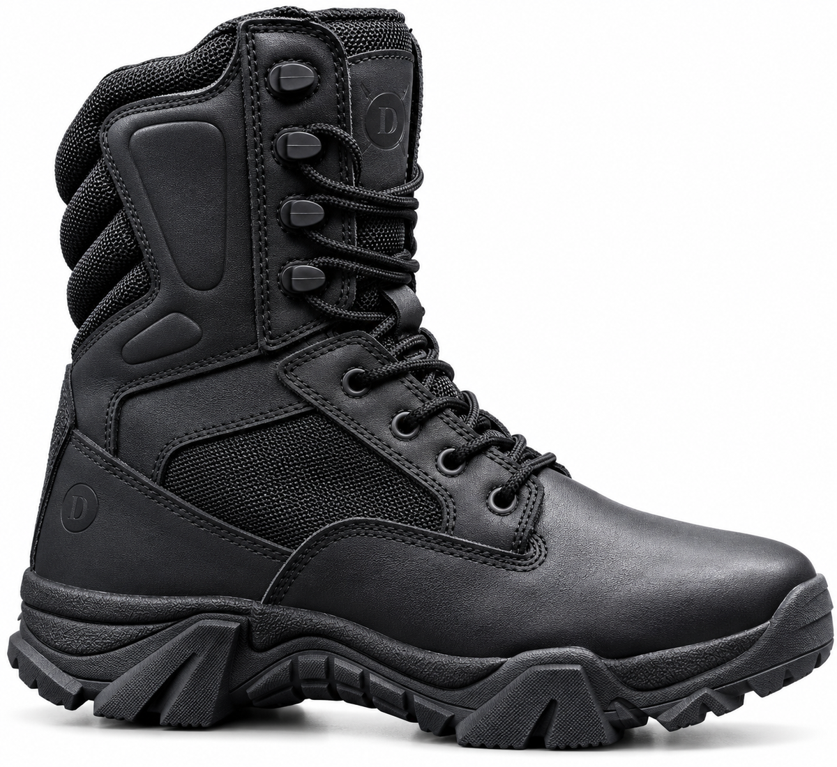 Delta Elite Tactical Security Boots – Black Heavy-Duty Patrol Boots