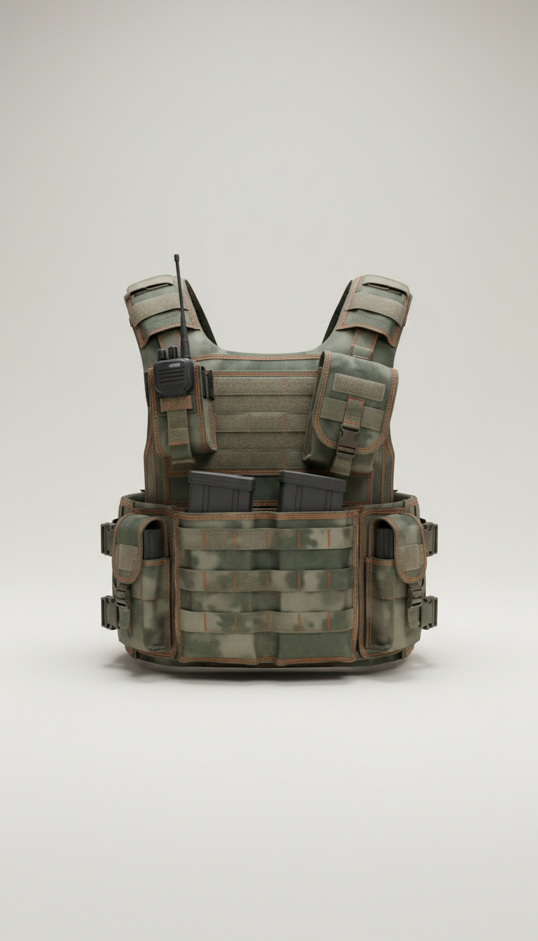 Tactical Duty Vest With Reinforced Stitching