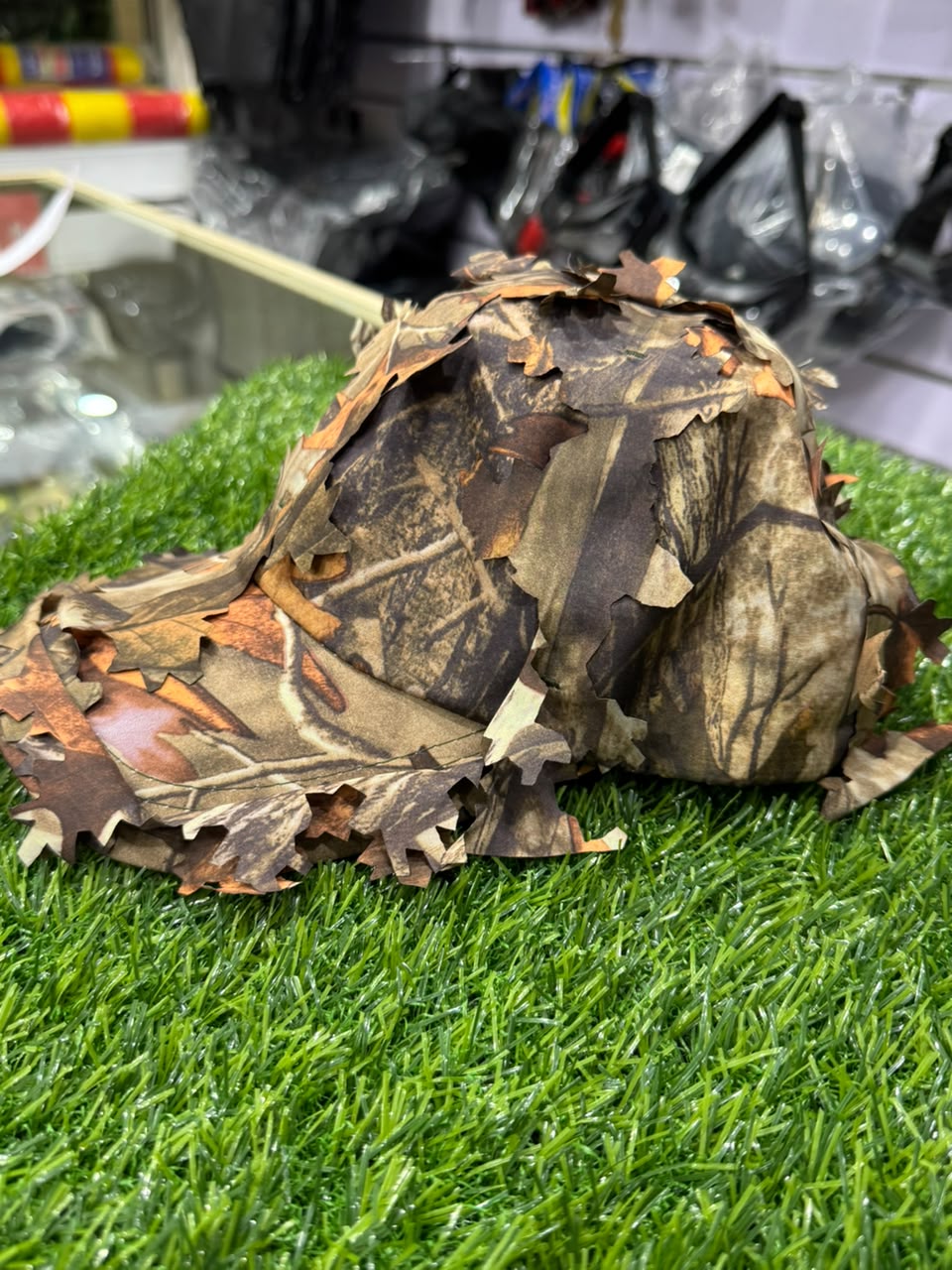 3D Leaf Woodland Camo Hunting Cap