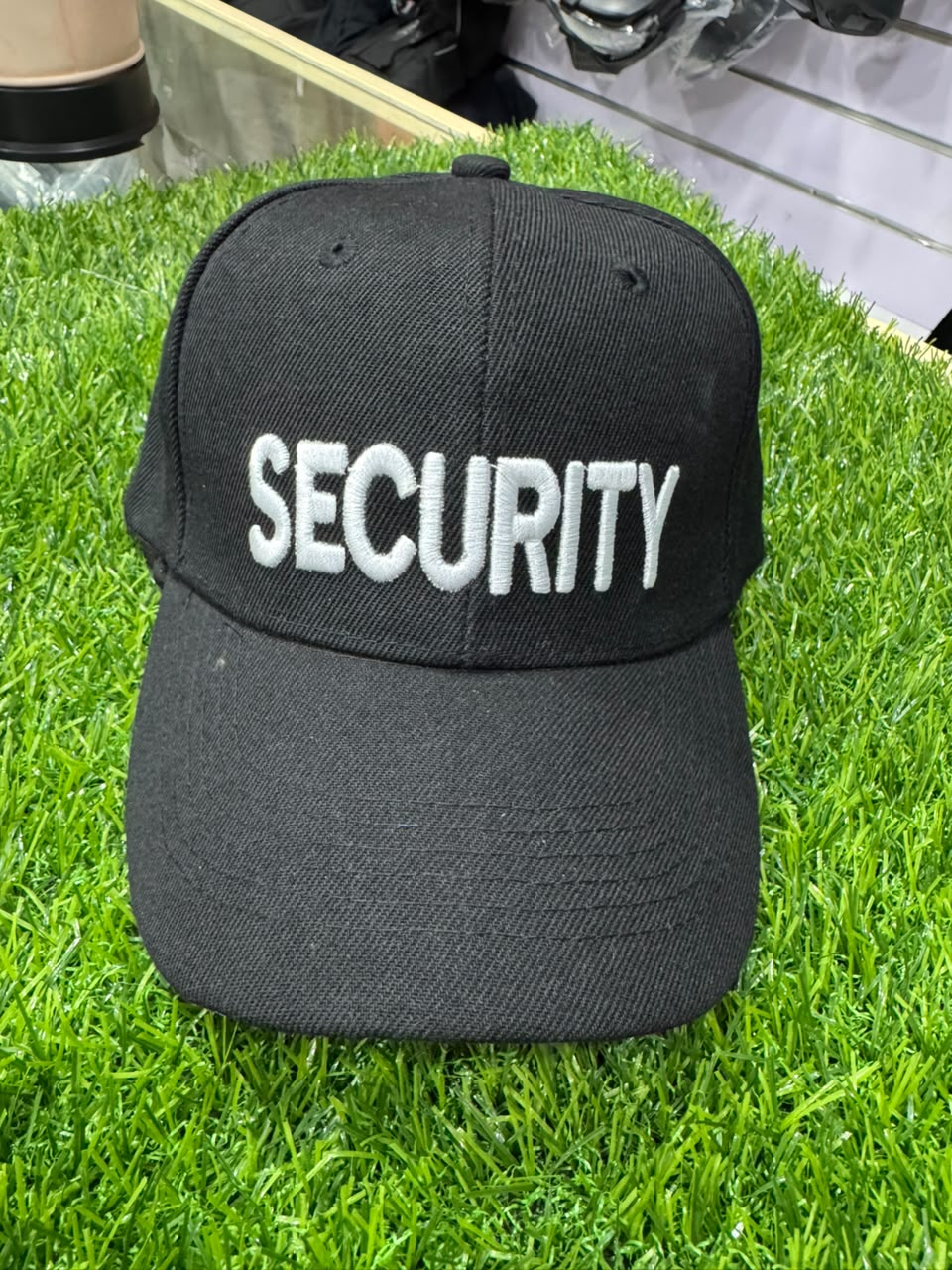 Professional Security Uniform Cap – Black