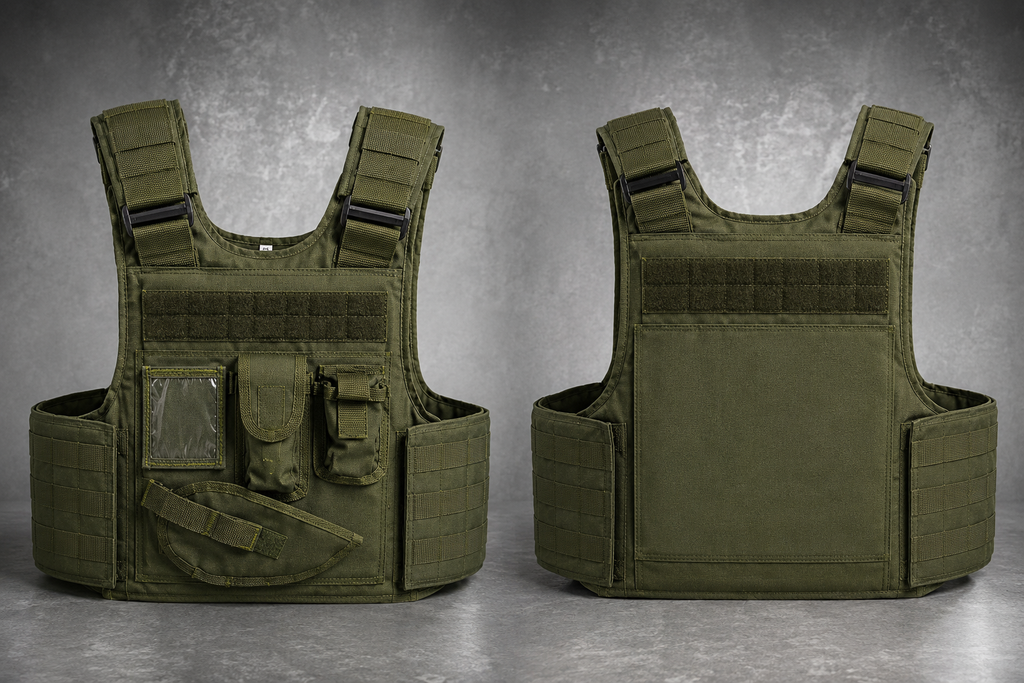 Ranger Tactical Utility Vest – Olive Green