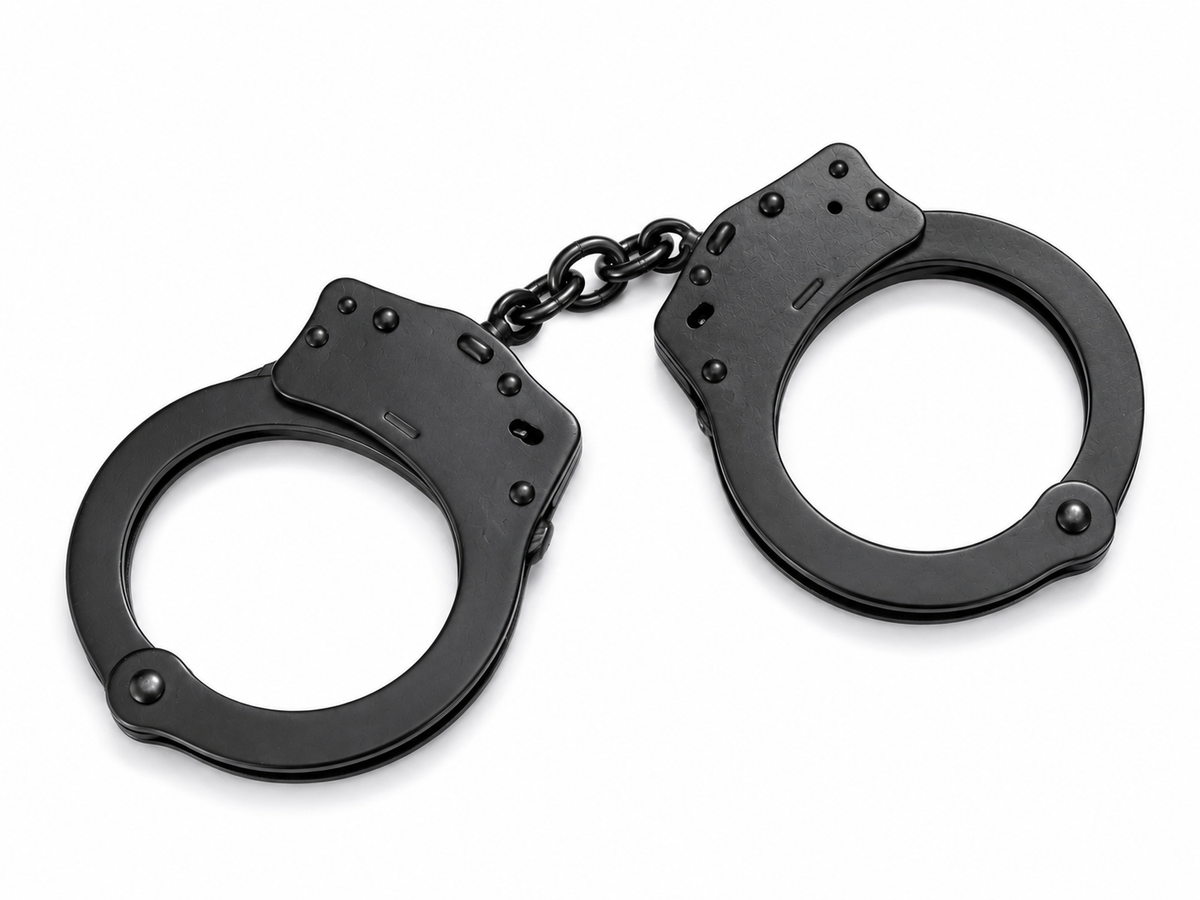 Professional Steel Handcuffs with Carry Case & Keys – Heavy-Duty Restraint Set