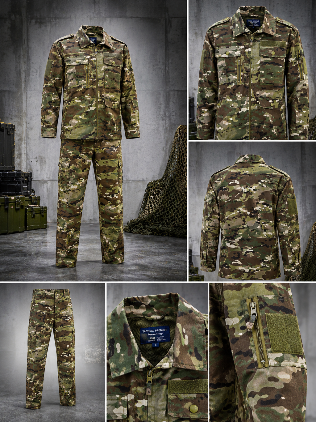 MultiCam Tactical Combat Uniform Set