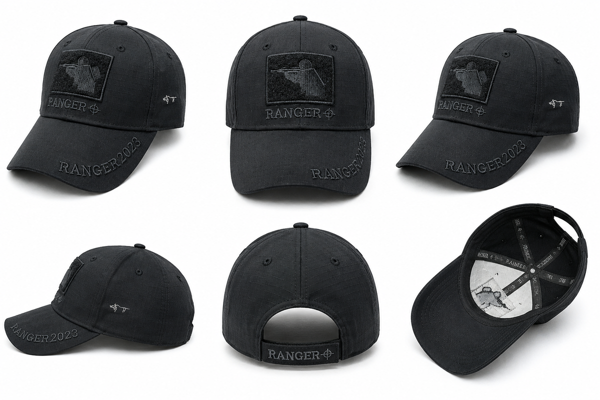 Ranger Tactical Ripstop Adjustable Cap – Black