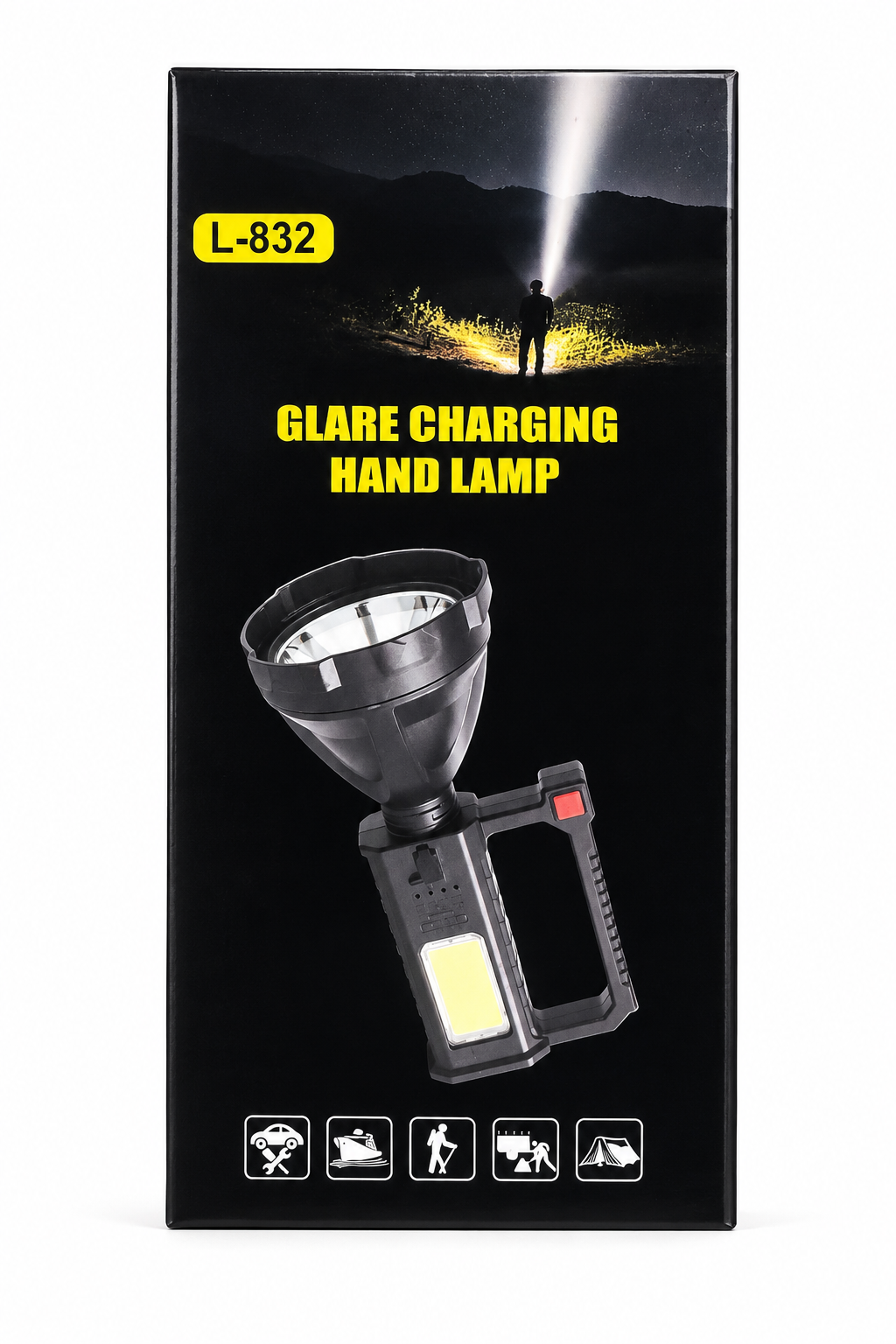 Handheld Spotlight Camping Light Strong Light Flashlight