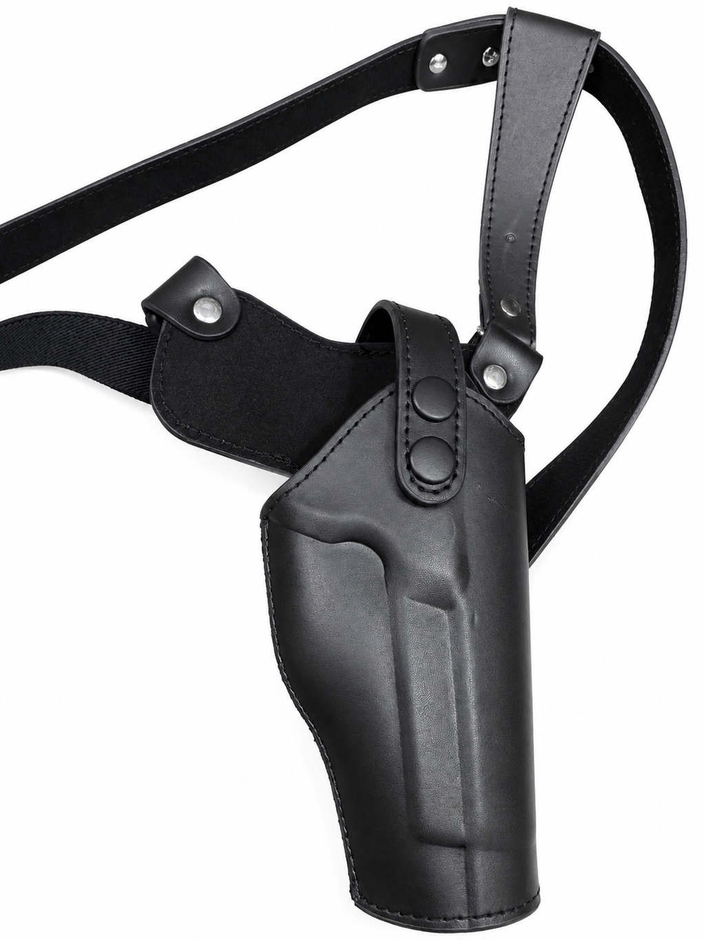Premium Leather Shoulder Holster – Adjustable Tactical Chest Rig