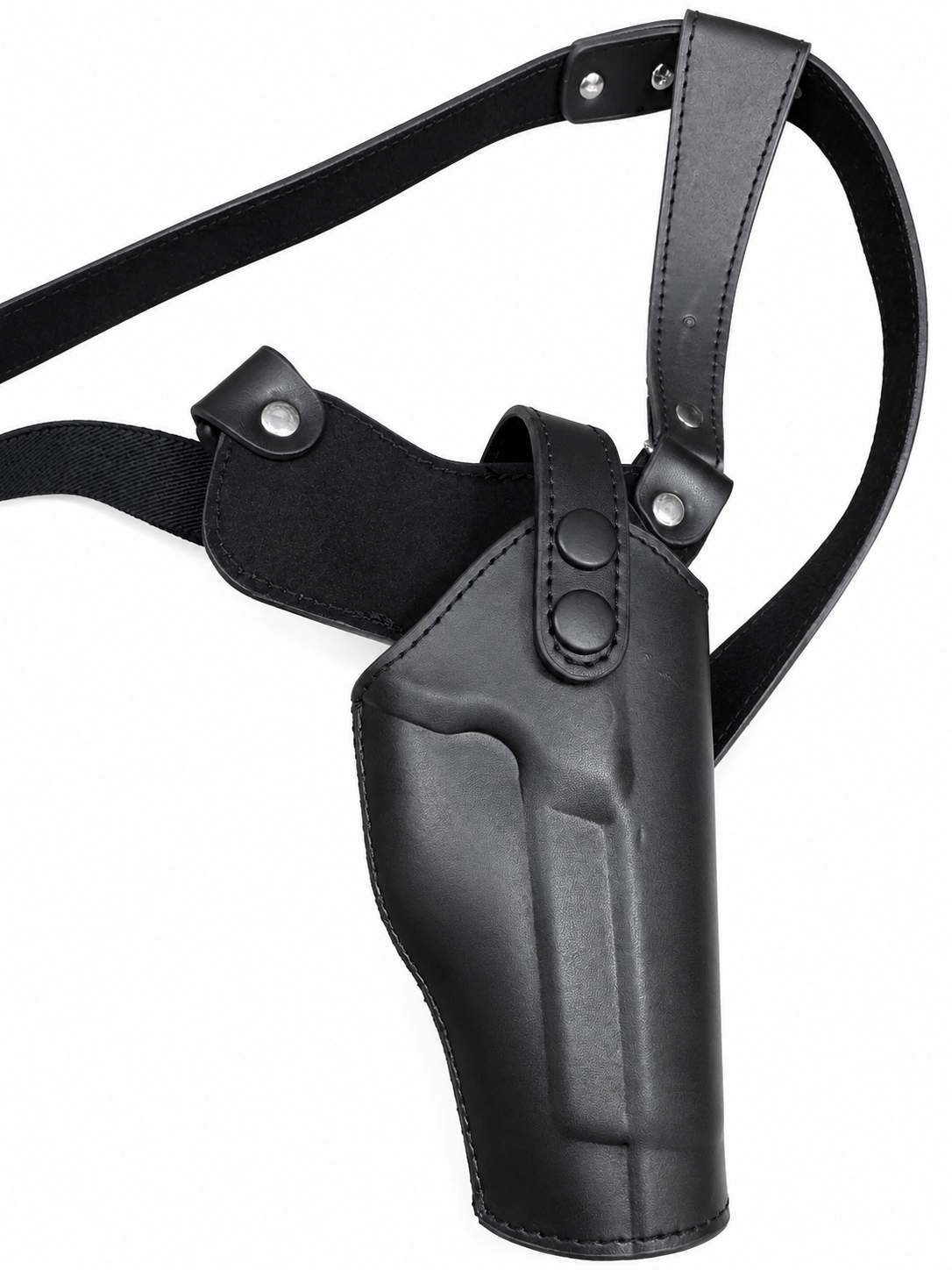 Premium Leather Shoulder Holster – Adjustable Tactical Chest Rig