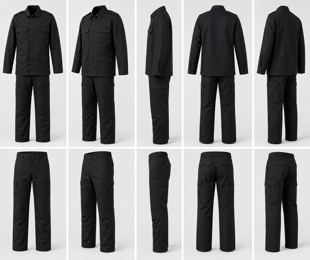 Executive Tactical Security Uniform Set – Black
