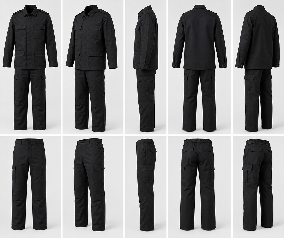 Executive Tactical Security Uniform Set – Black